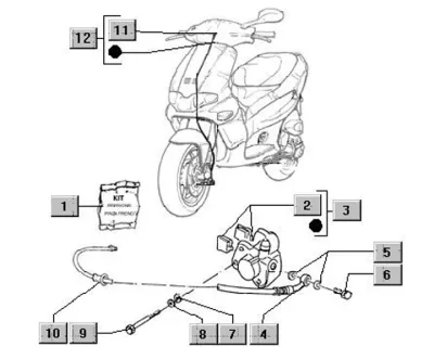 Front brake system