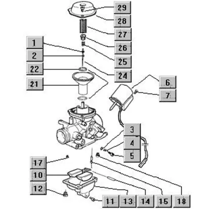 Carburettor parts