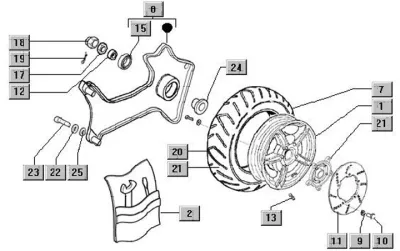 Rear wheel