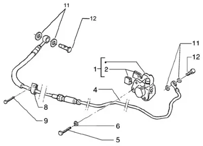 Bakbromssystem