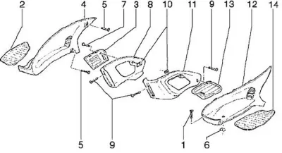 Footboard - ventiduct