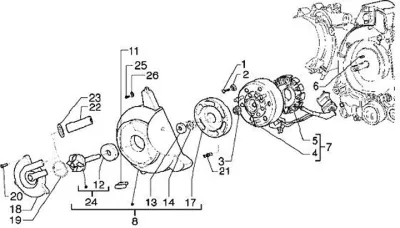 Stator - water pump