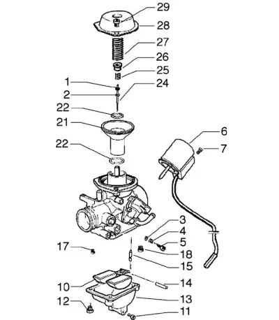 Carburettor parts