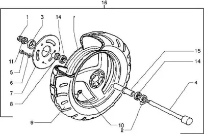 Rear shock absorber