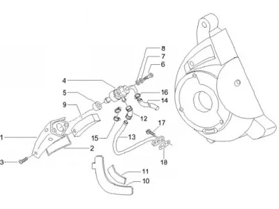 Secondary air housing