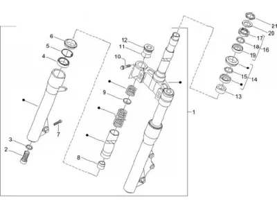 Fork - steering set