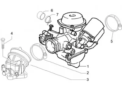 Carburettor - intake manifold