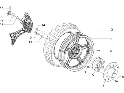 Rear wheel