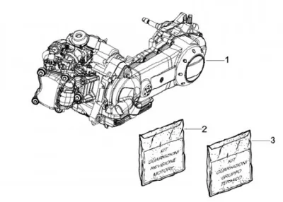 Engine - gasket set engine