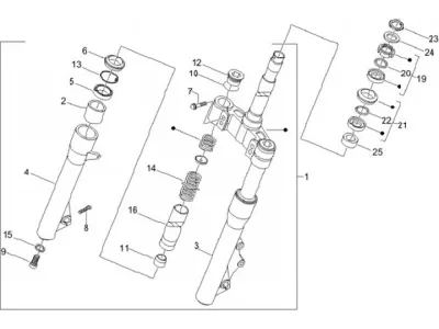Fork - steering set