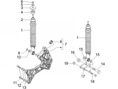 Rear shock absorber