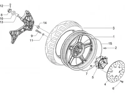 Rear wheel