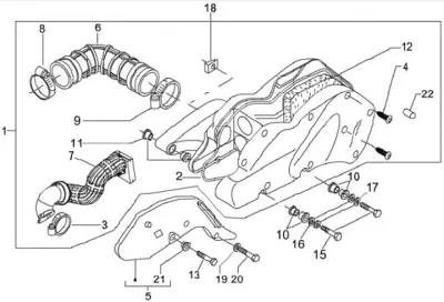 Air intake filter