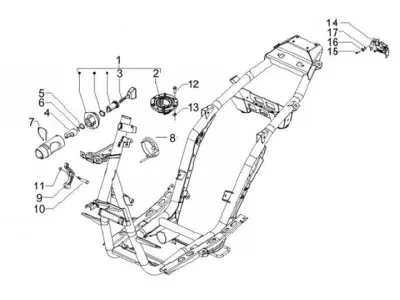 Lock set - ignition switch
