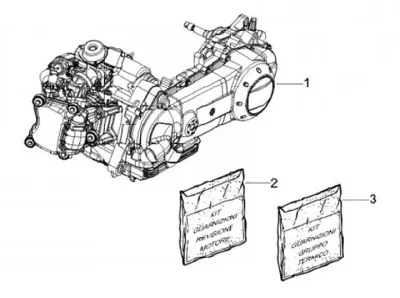 Engine - gasket set engine