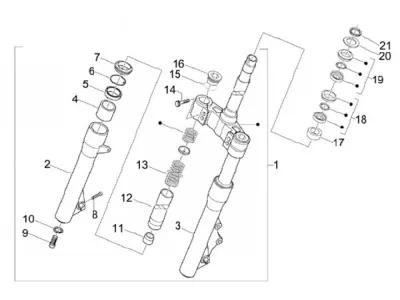 Fork - steering set