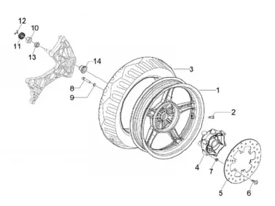 Rear wheel