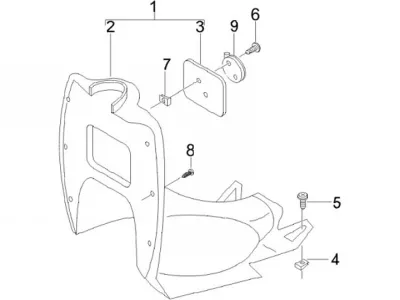 Legshield inner