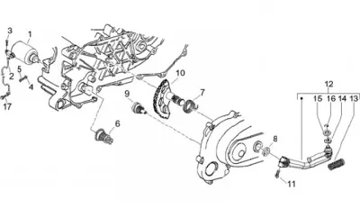 Starter motor - kickstarter