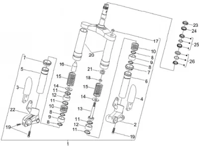 Fork - steering set