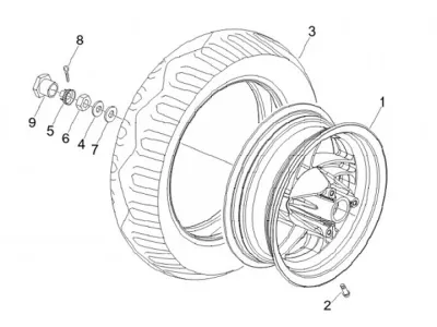 Rear wheel