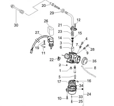 Carburettor parts