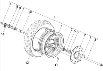 Front wheel