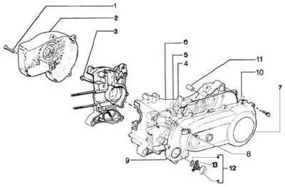 Engine casing cover