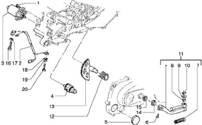 Starter motor - kickstarter