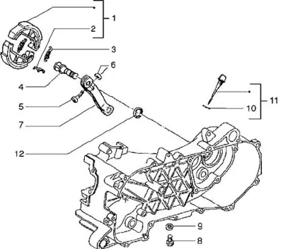Rear brake shoes