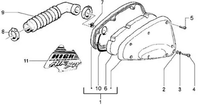 Air intake filter