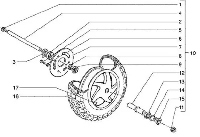 Front wheel