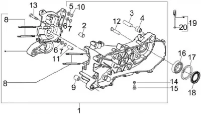 Carcasa de motor