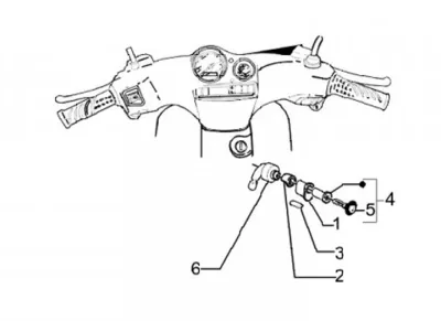 Lock set - ignition switch