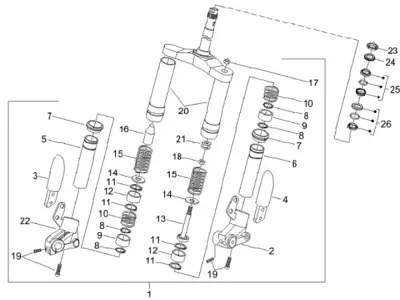 Fork - steering set