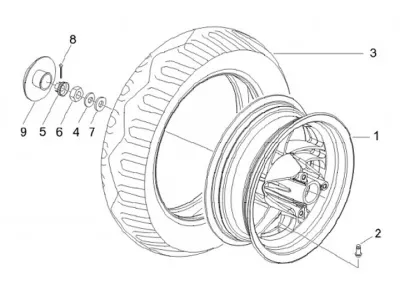 Rear wheel
