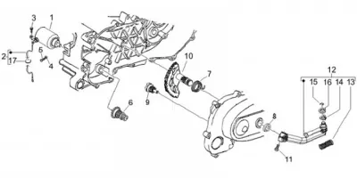 Startmotor - Kickstartpedaal