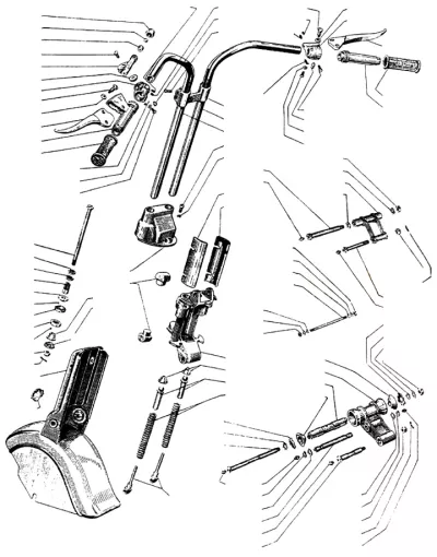 Fourche, guidon