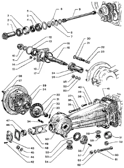 crankcase, shaft drive