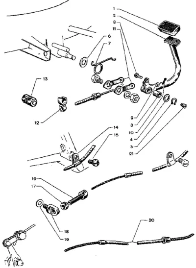 rear brake (cable type)