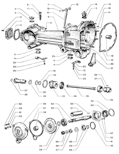 Shaft drive, rear axle
