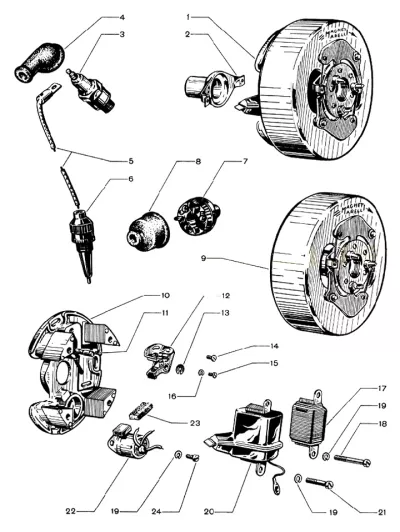 Ignition with automatic retard system (Marelli)
