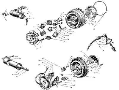 volant magnétique (Ducati - Dansi)
