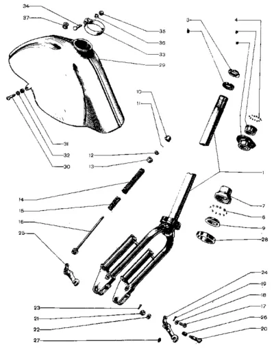 fork, mudguard, front suspension