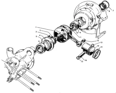crankshaft, piston