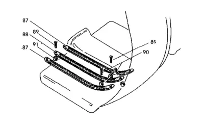 Footboard stripes (07.1958)