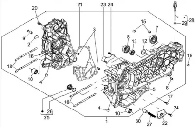 Carcasa de motor