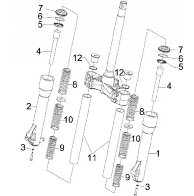 Fork parts (Escorts)