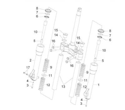 Fork parts (Kayaba)