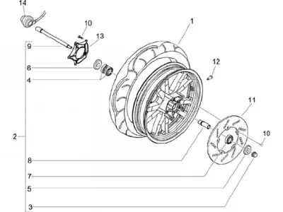 Front wheel